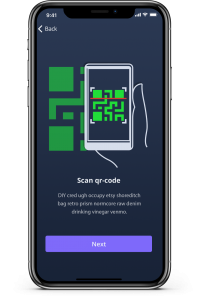 Scan QR Code screen