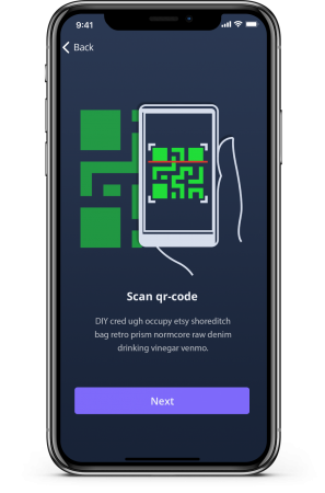 Scan QR Code screen
