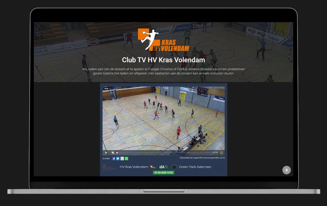 Laptop Club TV Handbal